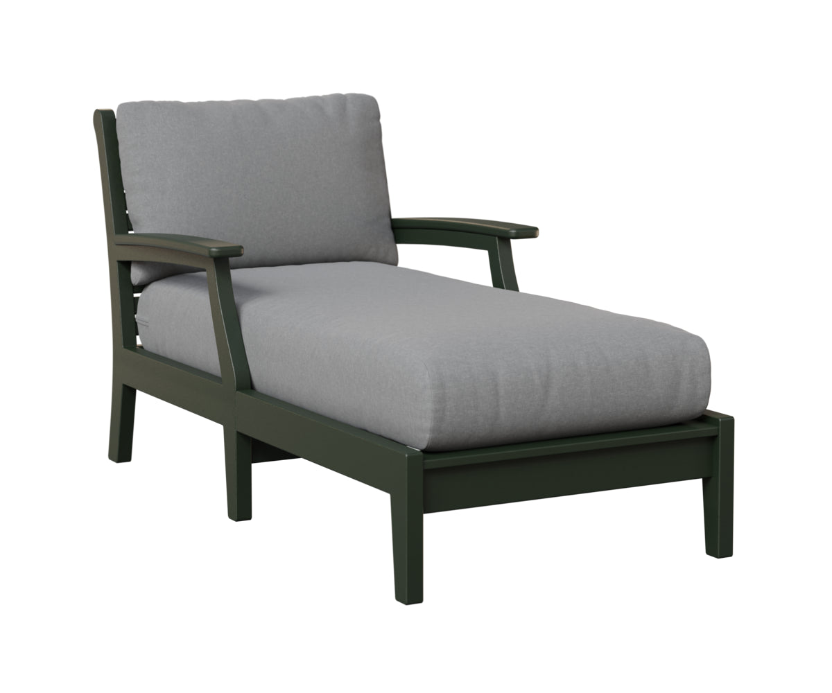 Berlin Gardens Classic Terrace Arm Chaise Lounge Group B Fabric