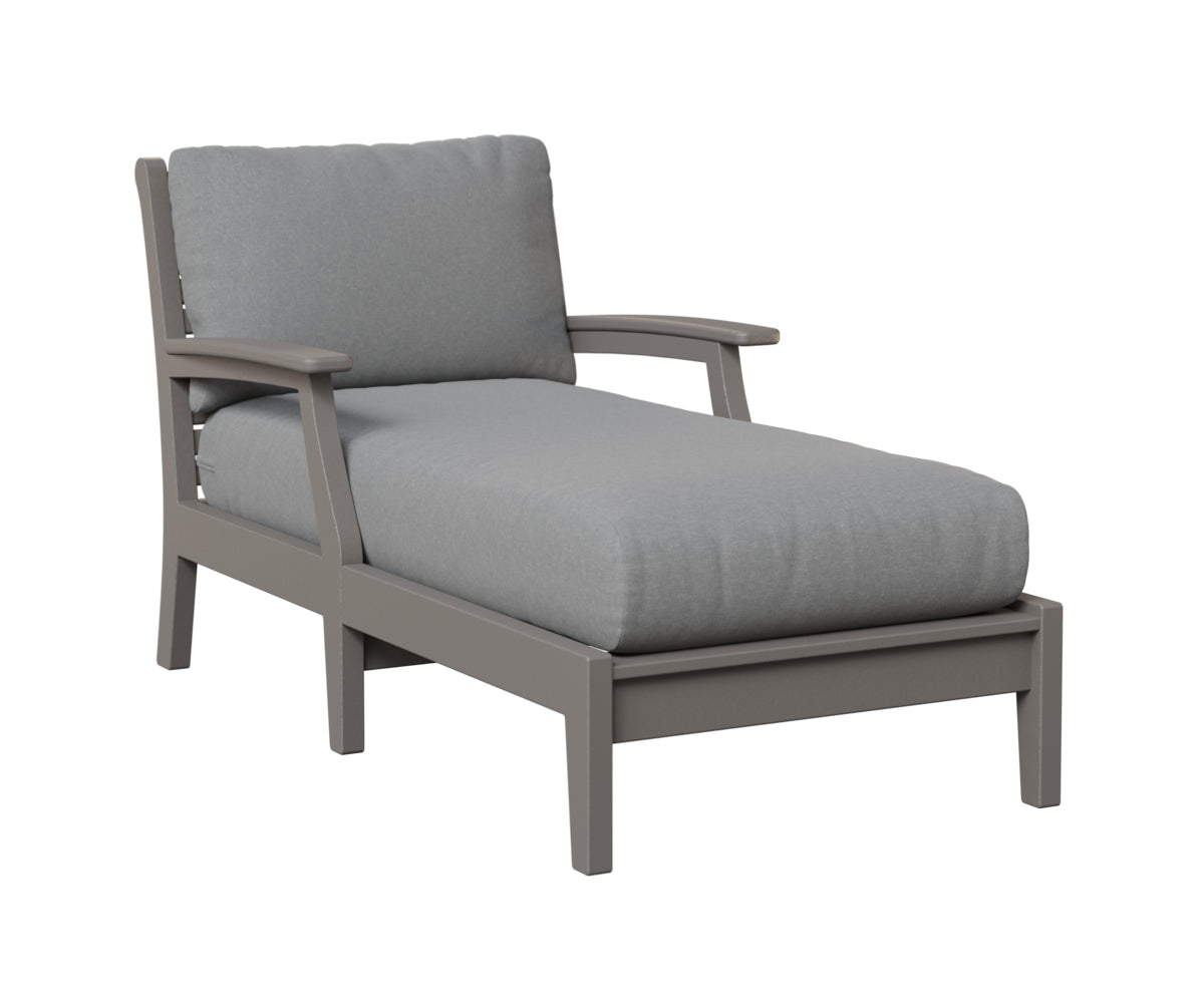 Berlin Gardens Classic Terrace Arm Chaise Lounge Group B Fabric