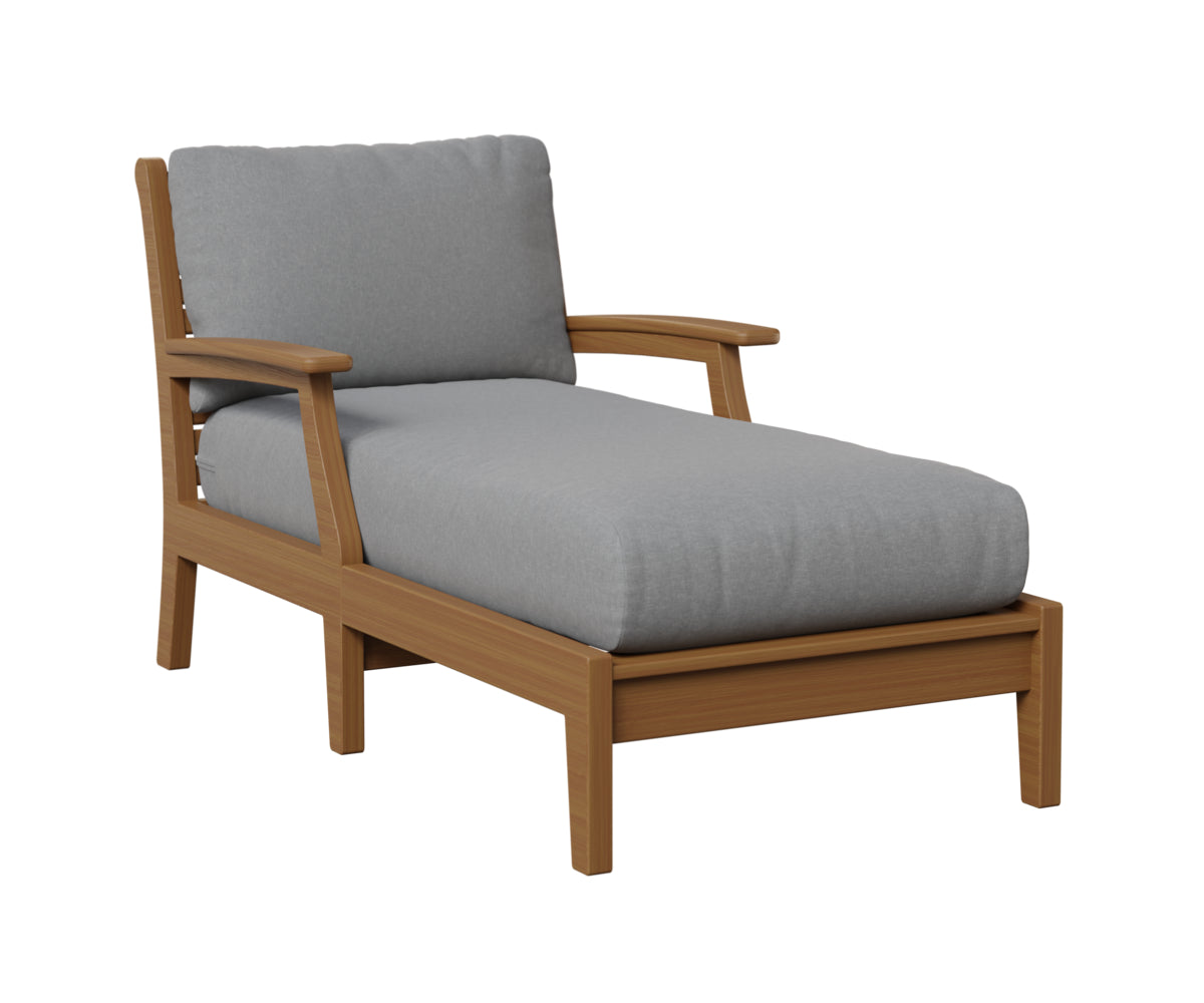 Berlin Gardens Classic Terrace Arm Chaise Lounge Group B Fabric