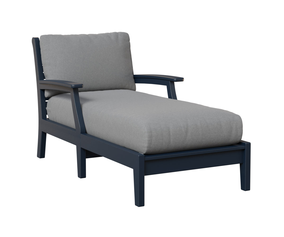 Berlin Gardens Classic Terrace Arm Chaise Lounge Group B Fabric