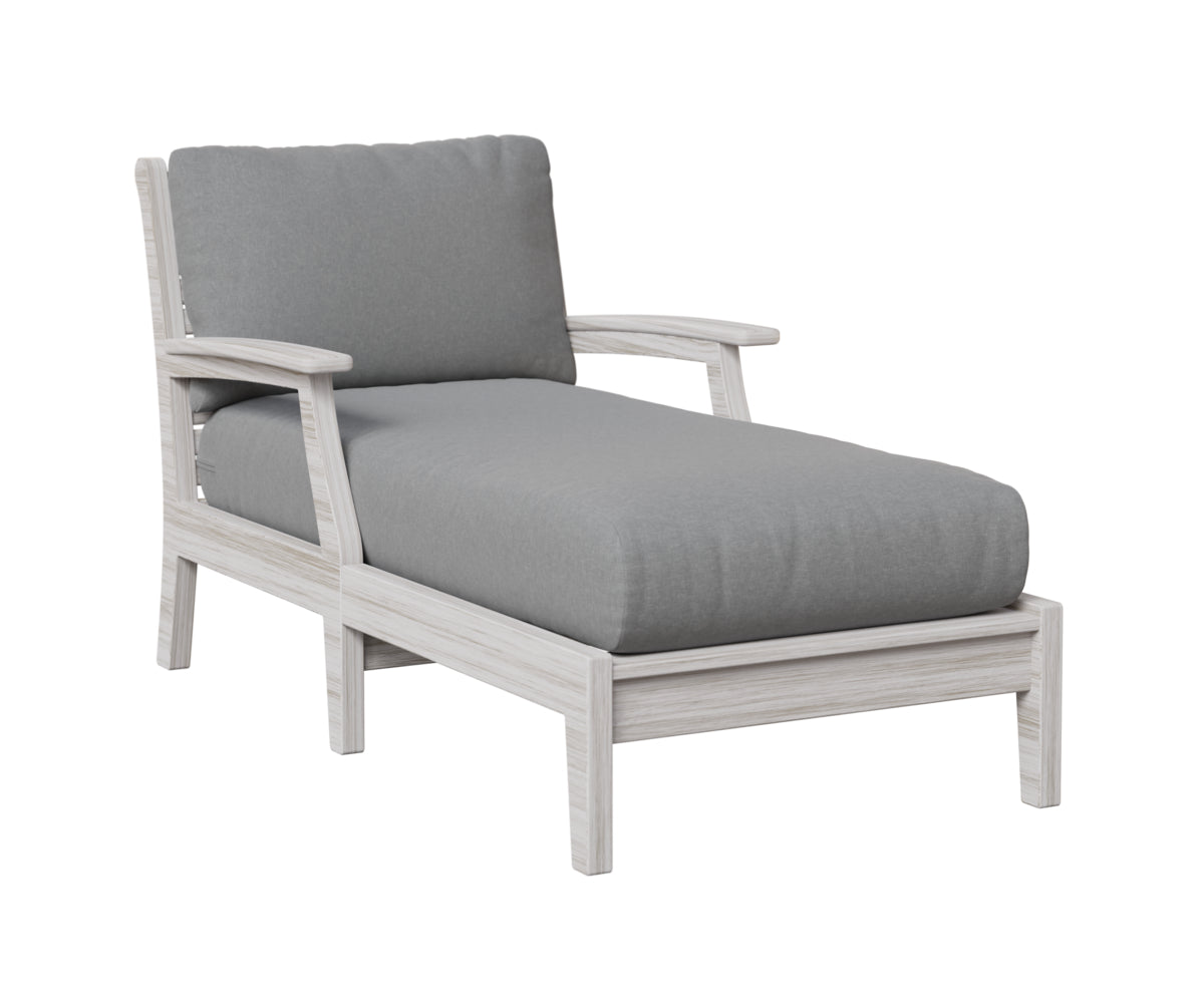 Berlin Gardens Classic Terrace Arm Chaise Lounge Group B Fabric