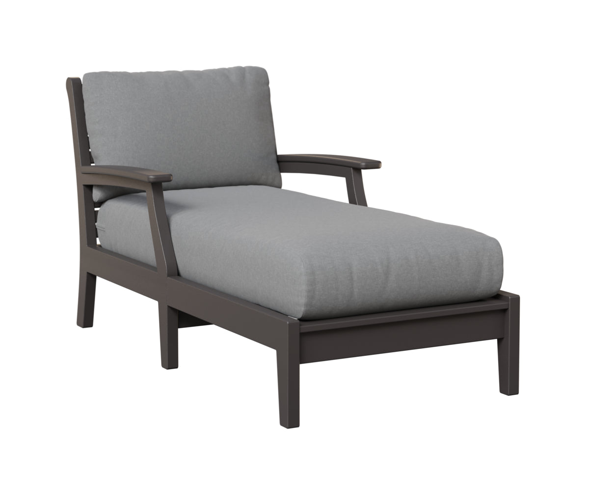 Berlin Gardens Classic Terrace Arm Chaise Lounge Group B Fabric