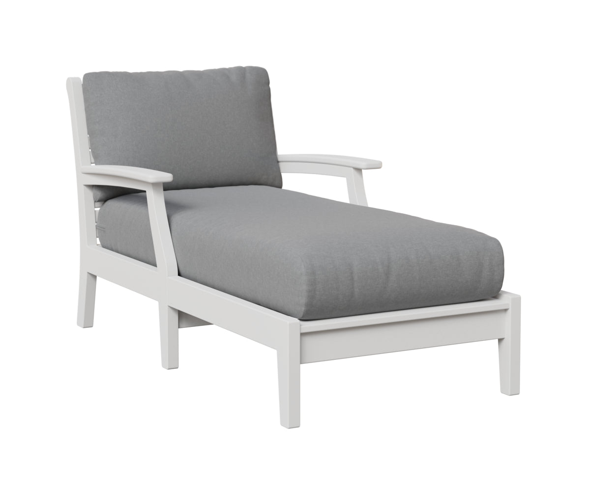 Berlin Gardens Classic Terrace Arm Chaise Lounge Group B Fabric