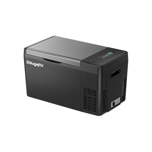 BougeRV 12V 23 Quart Portable Fridge Black For Travel