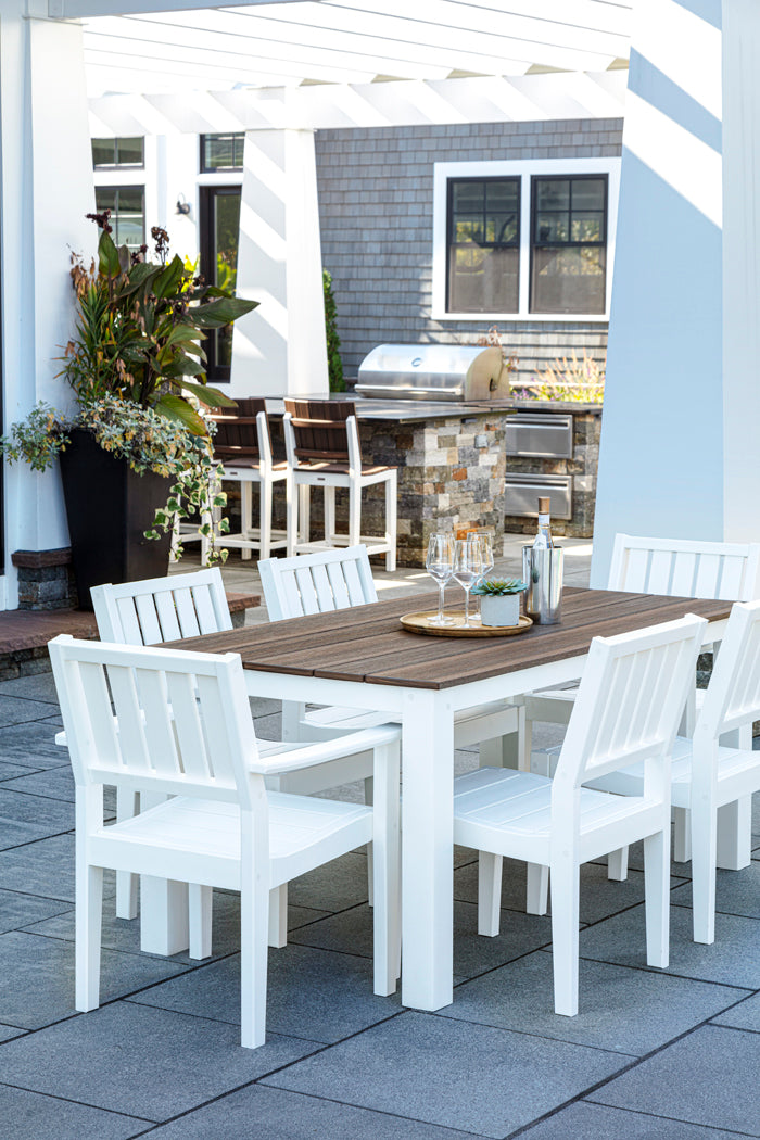 Seaside Casual Greenwich 35" x 70" Dining Table