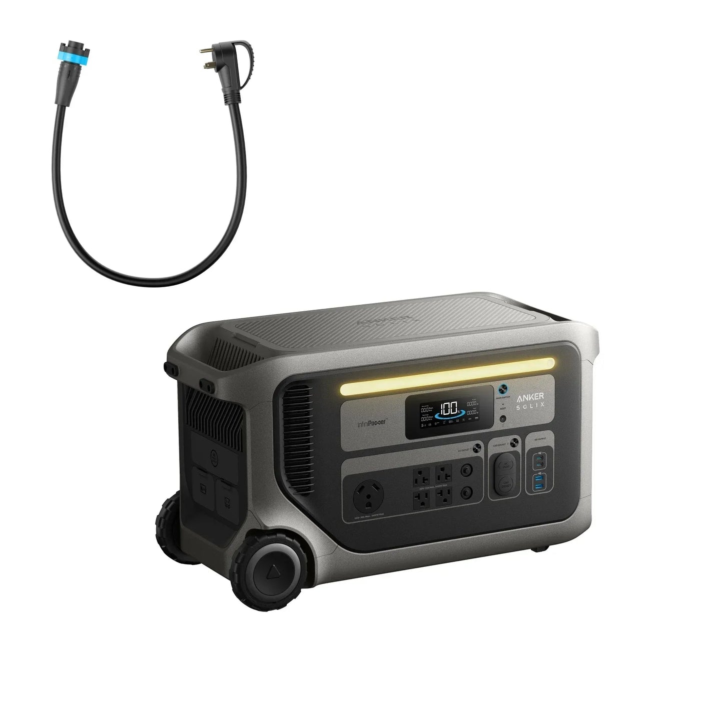 Anker SOLIX F3000 Portable Power Station + TT-30 Charging Cable