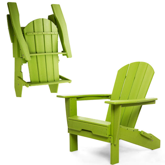 PolyTEAK Heritage Folding Adirondack Chair by ResinTEAK