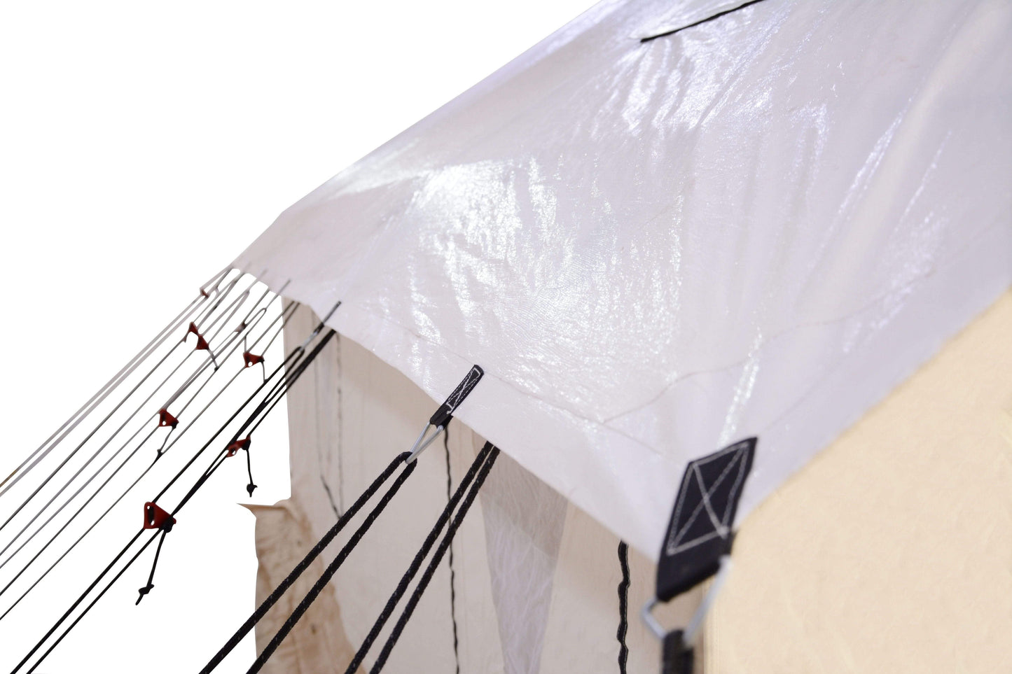 White Duck 16’x20’ Fly Sheet - Canvas Wall Tent