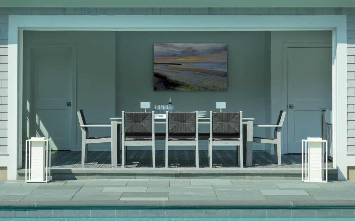 Seaside Casual Greenwich 35" x 90" Dining Table