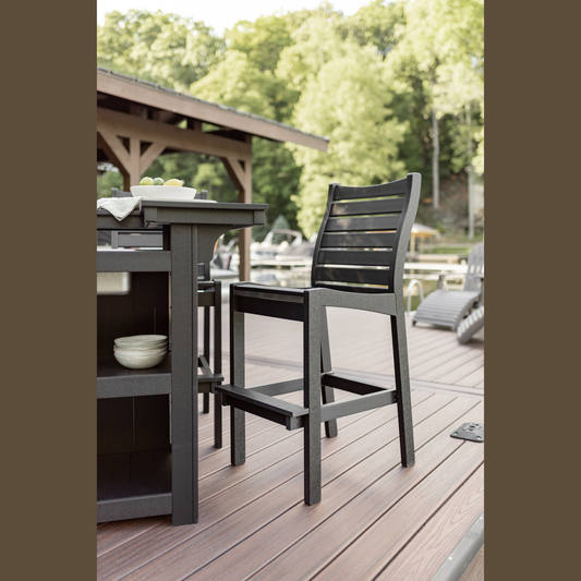 Berlin Gardens Outdoor Island Bar With Ice Bowl