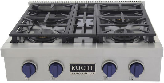 Kucht 30" 4 Burners Stainless Propane Cooktop KFX309T/LP-B