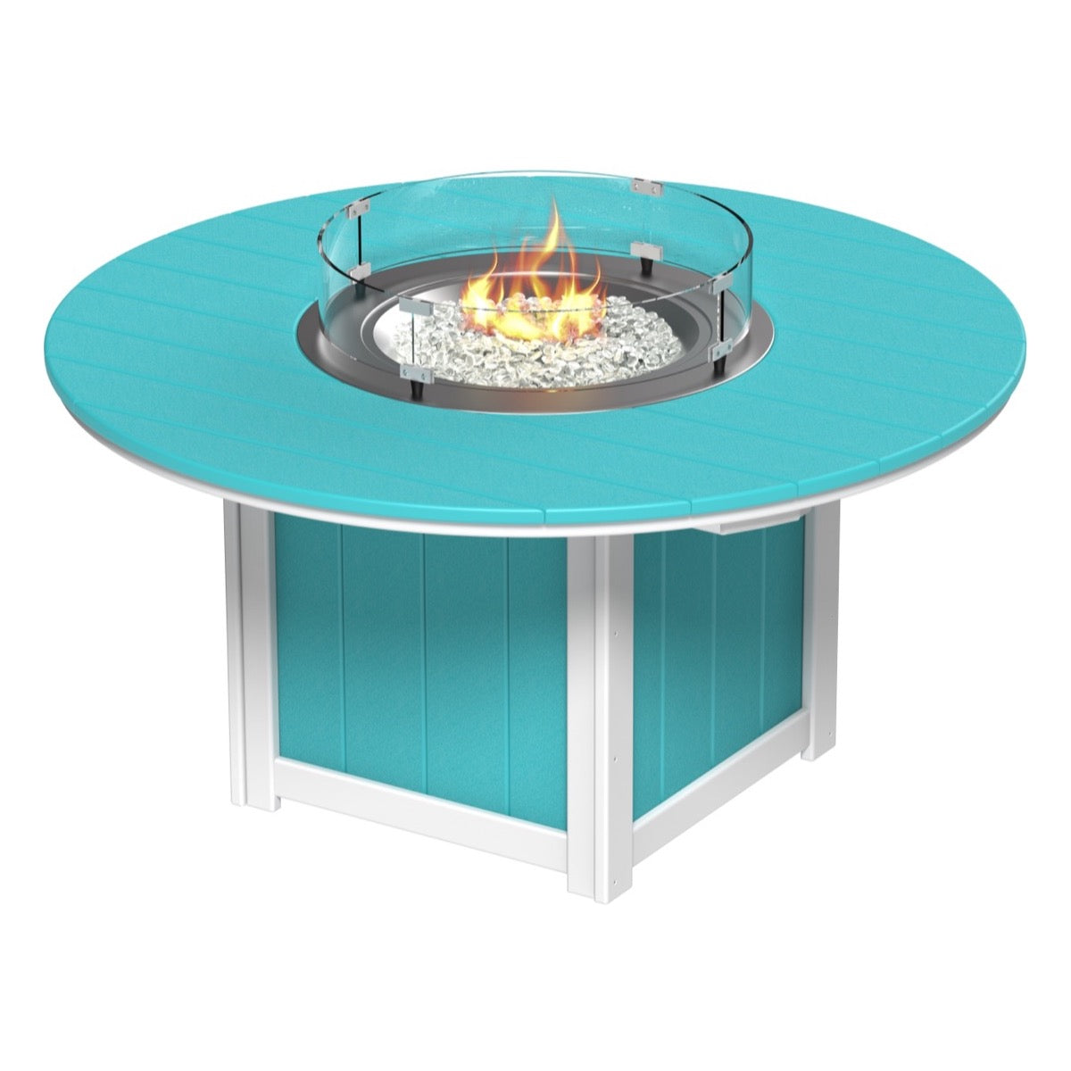 LuxCraft Poly Lumin Fire Table 60" Round