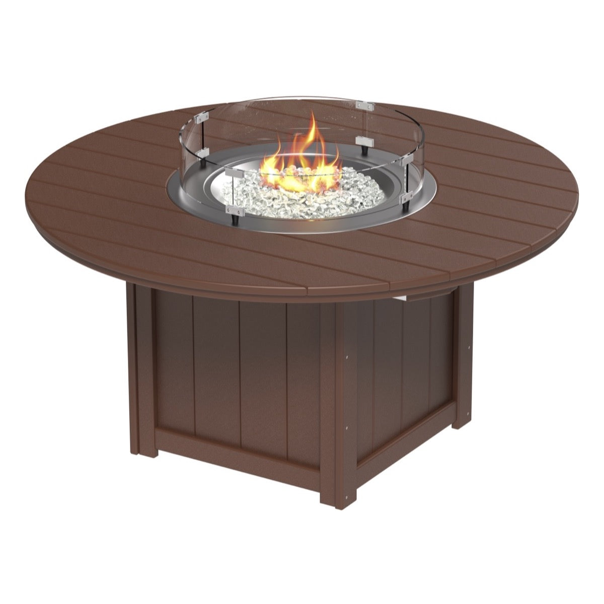 LuxCraft Poly Lumin Fire Table 60" Round
