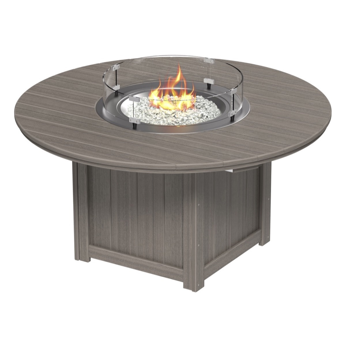 LuxCraft Poly Lumin Fire Table 60" Round