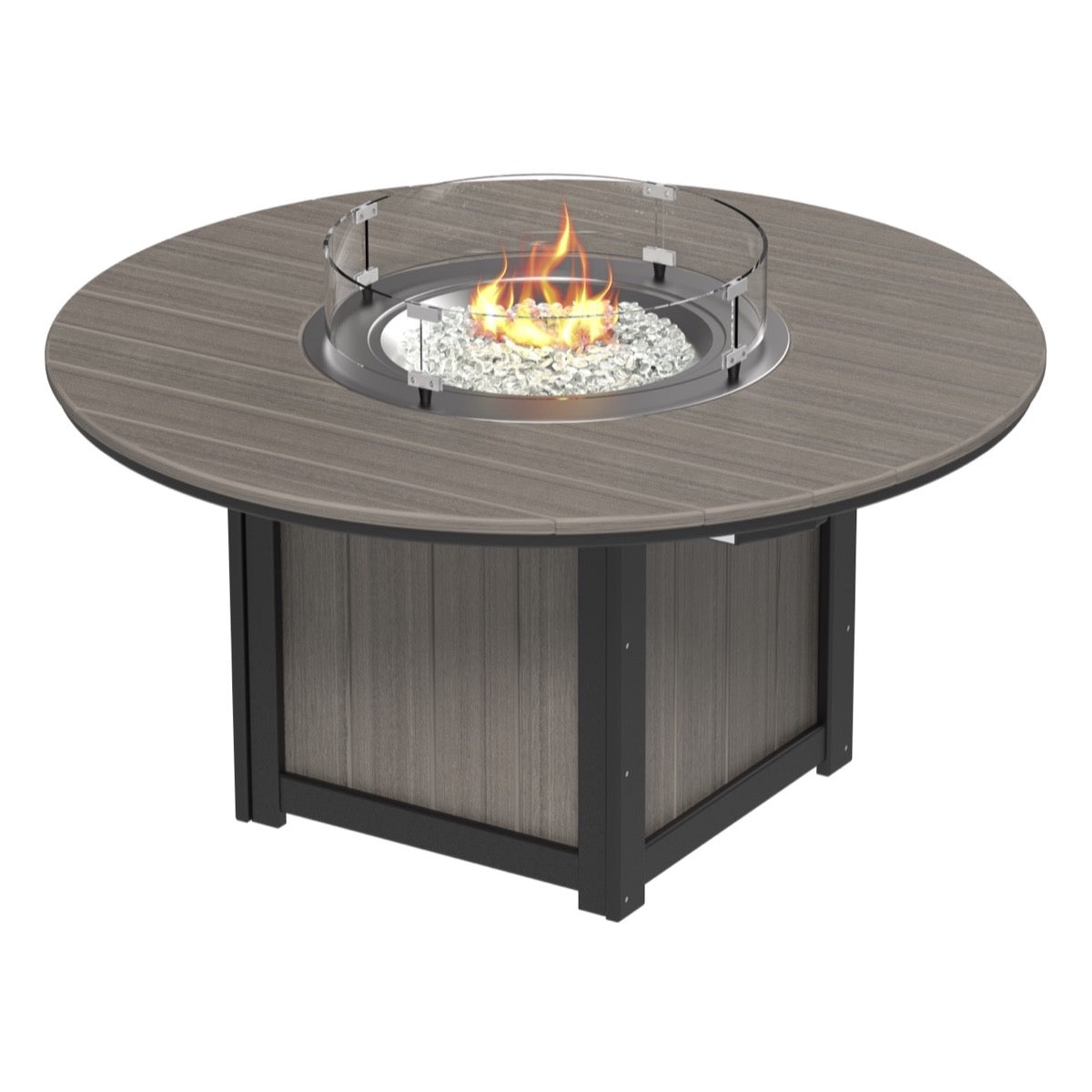LuxCraft Poly Lumin Fire Table 60" Round