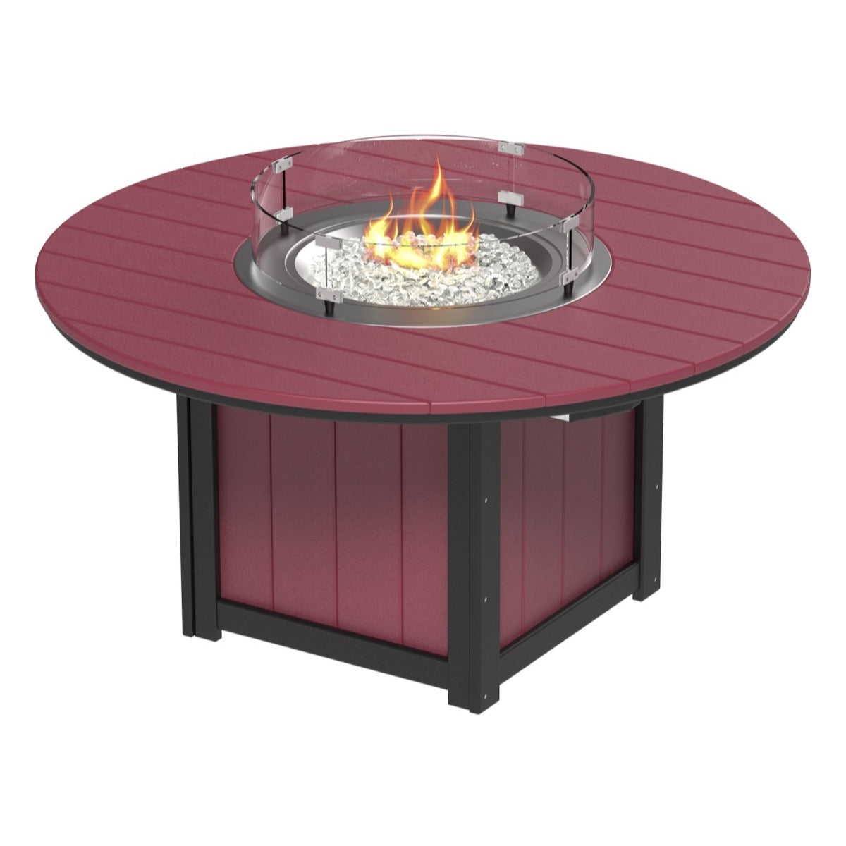 LuxCraft Poly Lumin Fire Table 60" Round