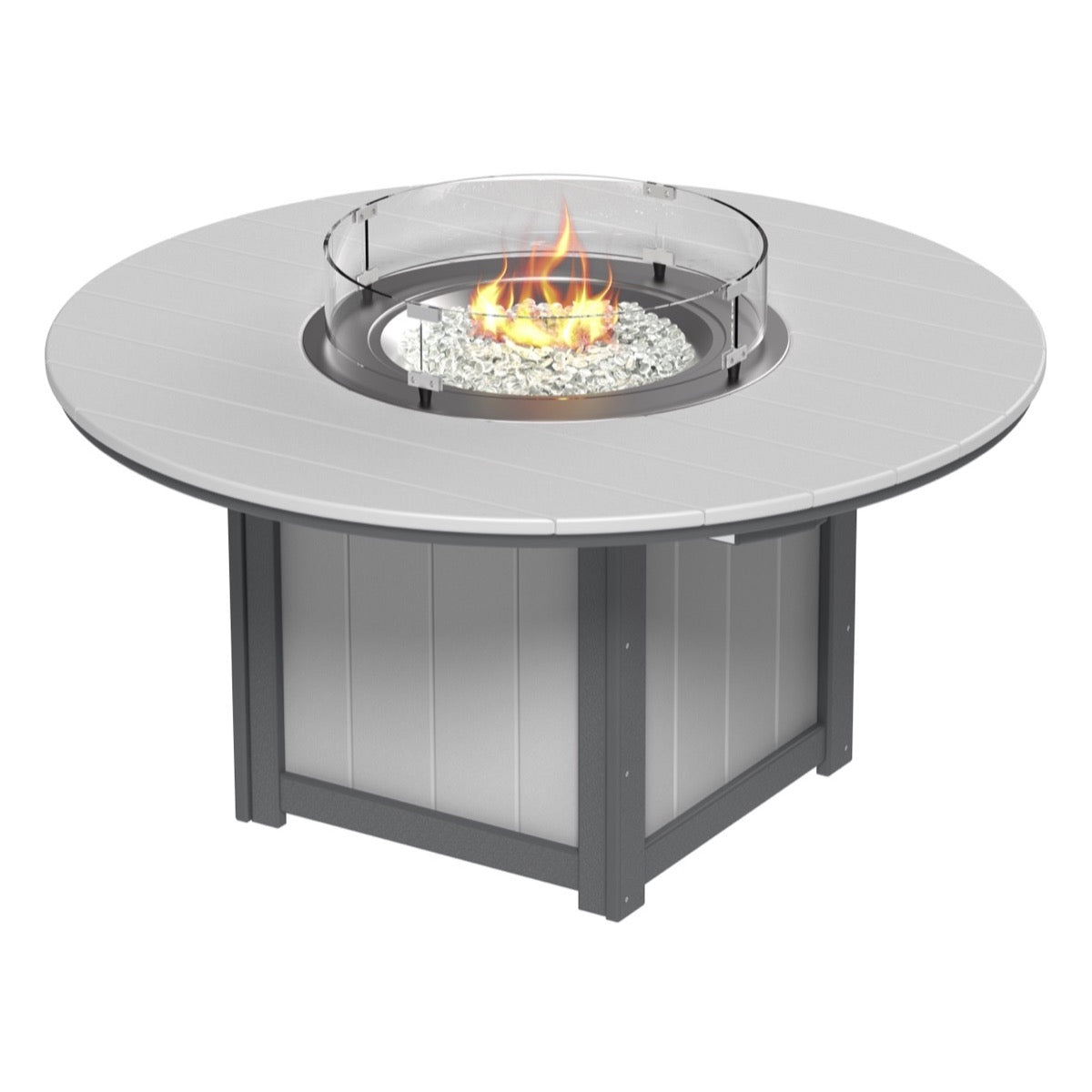 LuxCraft Poly Lumin Fire Table 60" Round