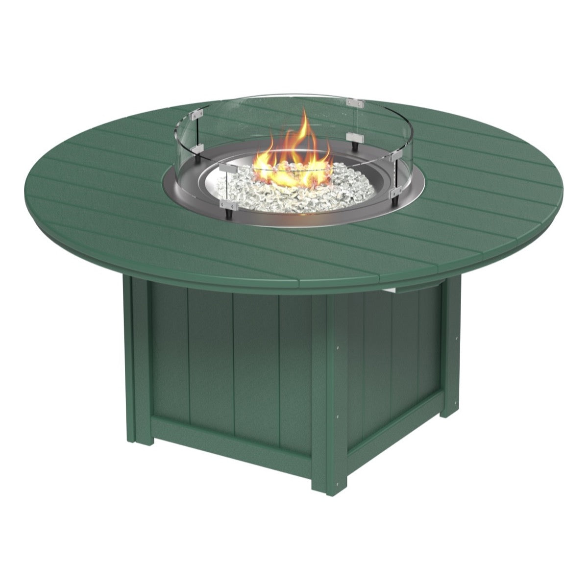 LuxCraft Poly Lumin Fire Table 60" Round