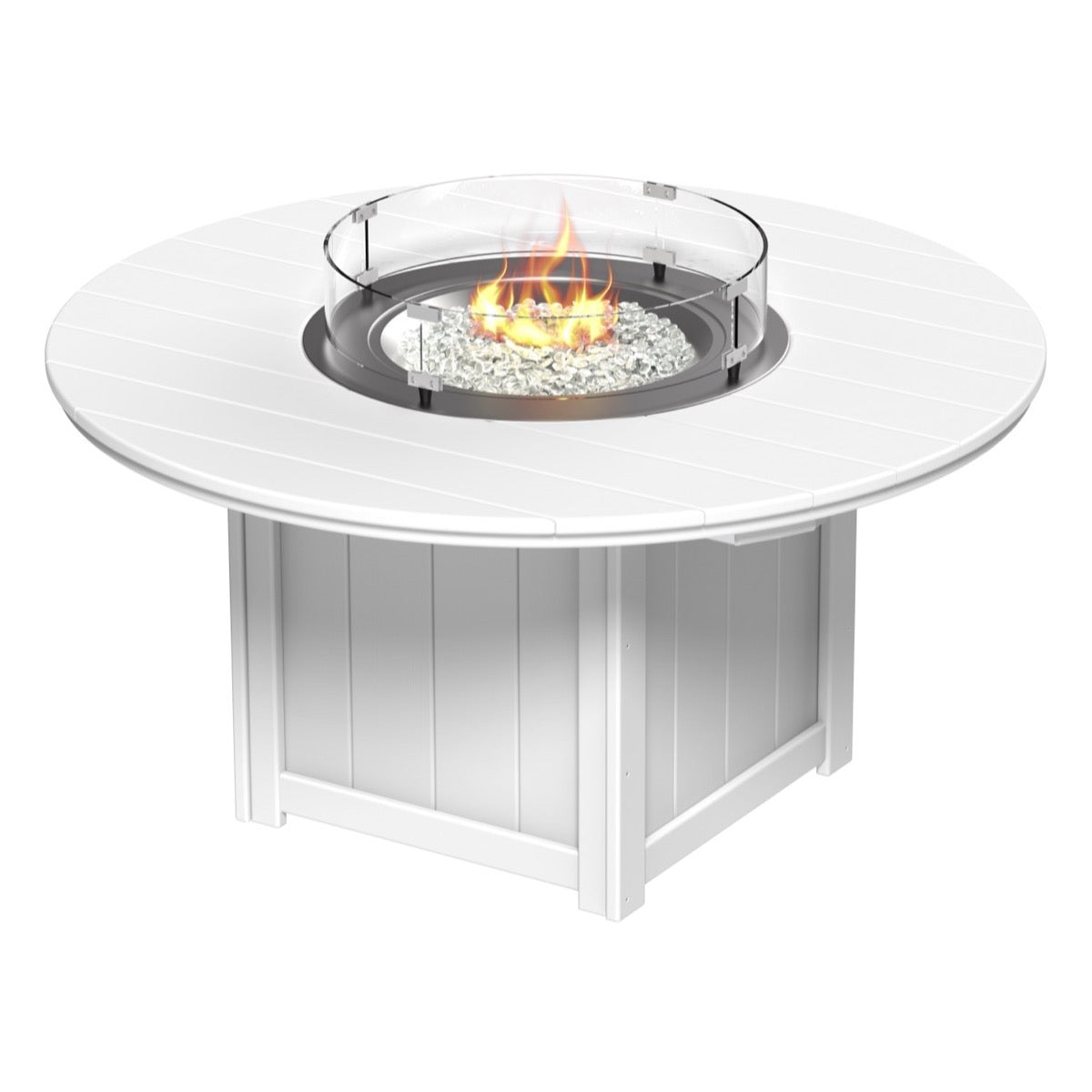 LuxCraft Poly Lumin Fire Table 60" Round