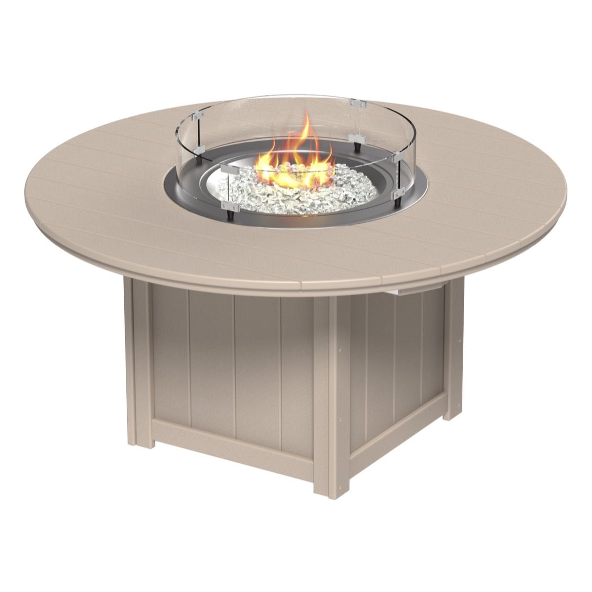 LuxCraft Poly Lumin Fire Table 60" Round