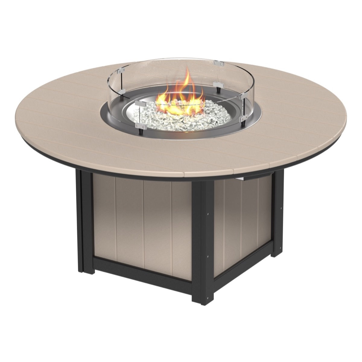 LuxCraft Poly Lumin Fire Table 60" Round