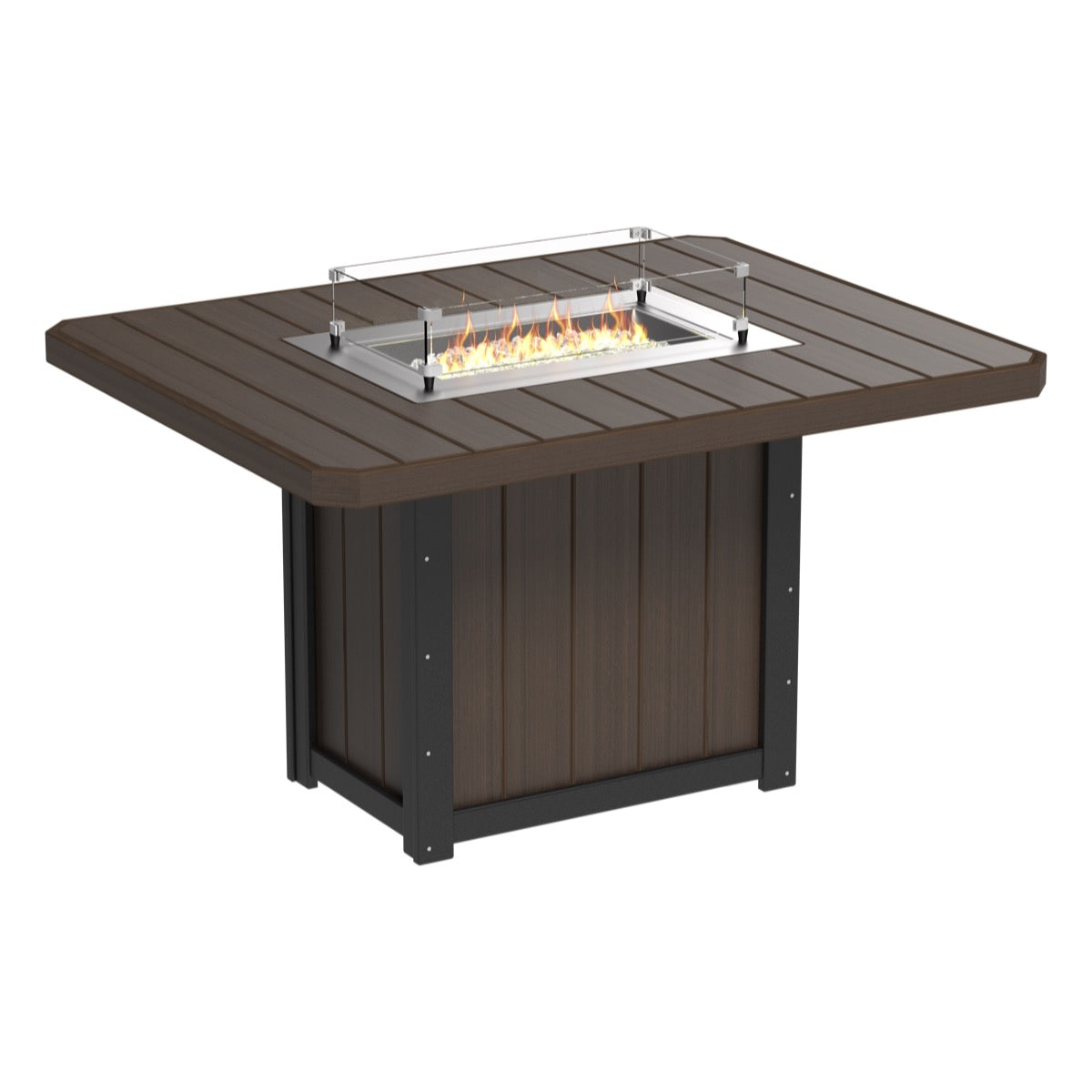 LuxCraft Lumin Fire Table 62" Rectangular
