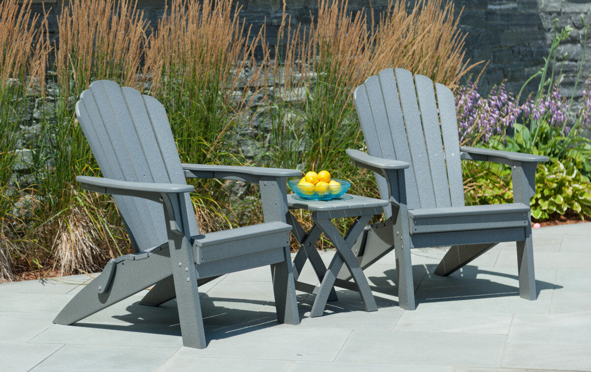 Seaside Casual Coastline Harbor View Folding Side Table