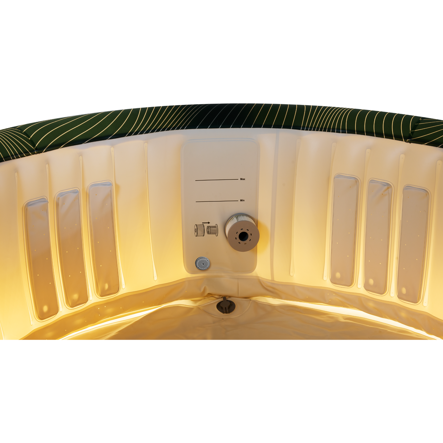 MSpa Comfort Series Meteor Round 6 Person Inflatable Hot Tub Spa