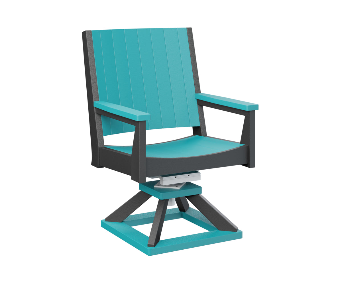 Berlin Gardens Mayhew Chat Swivel Rocker Dining Chair