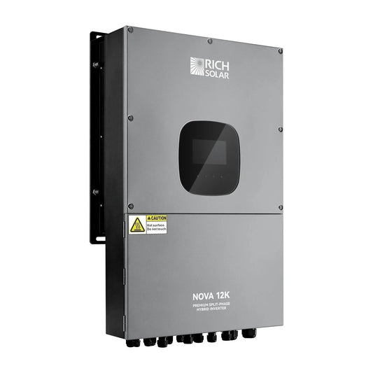 Rich Solar NOVA 12K 12000 Watt 48V Split Phase Hybrid Inverter UL Certified