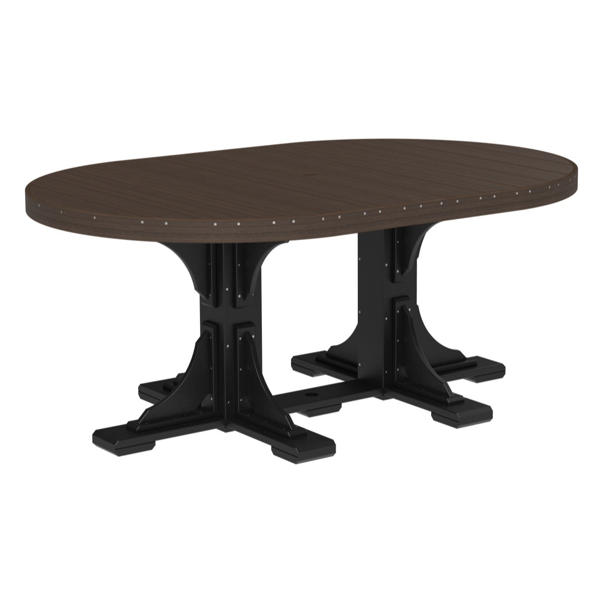 LuxCraft 4' x 6' Oval Table