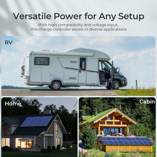 Renogy Rover Lite 12V/ 24V/ 36V/ 48V 60A MPPT Solar Charge Controller