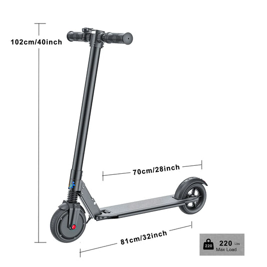 eBike Boys COROMA Electric Scooter for Women - Foldable, 40-60km Range