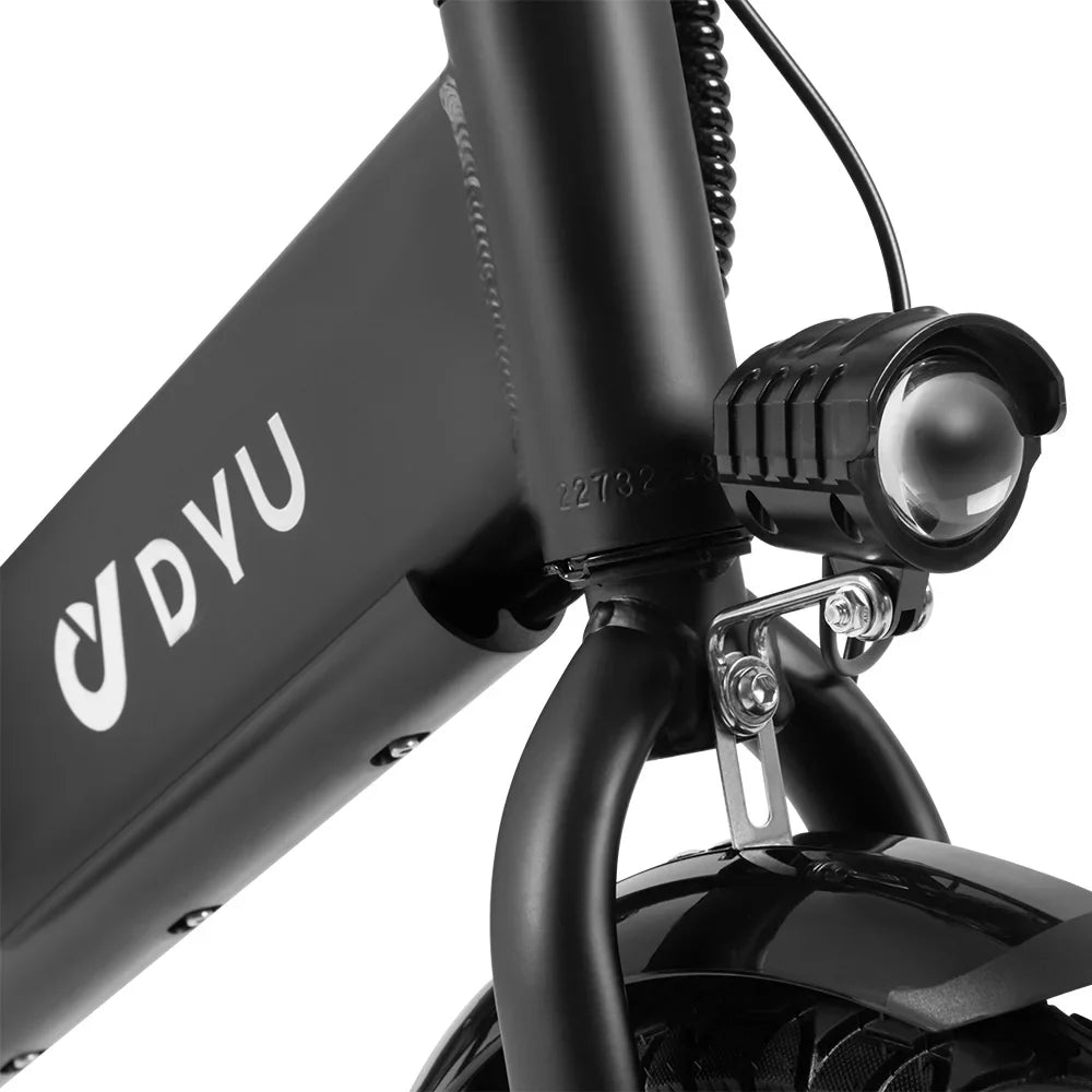 eBike Boys DYU-C3 Folding Electric Bike - Lightweight, 36V, 200W, 14-Inch Wheels