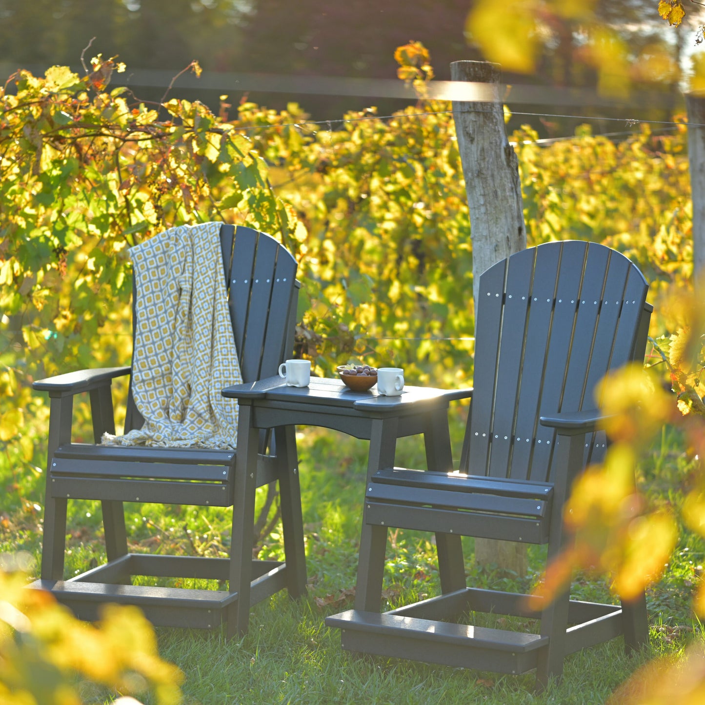LuxCraft Balcony Tete-a-Tete Table