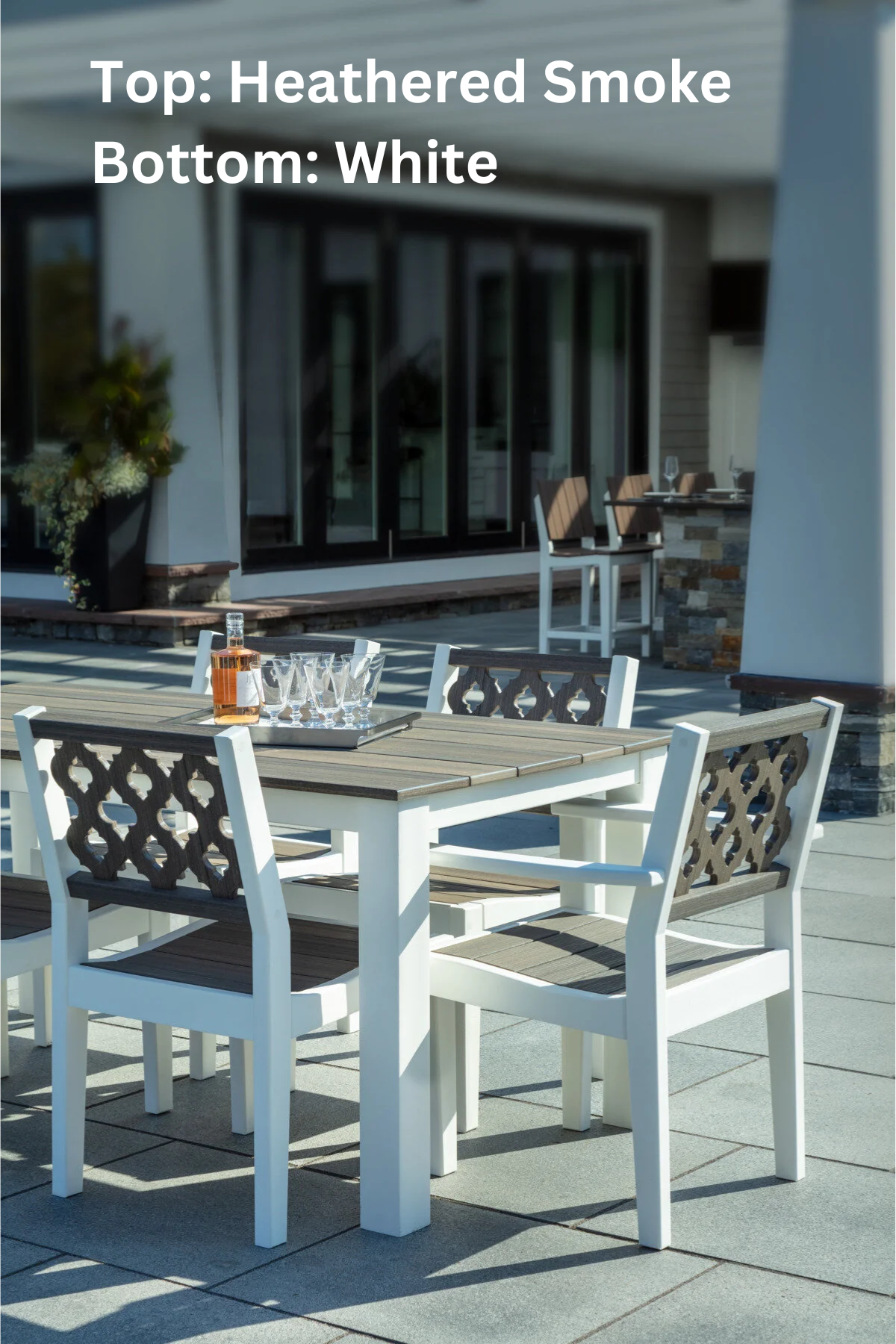 Seaside Casual Greenwich Dining Side Chair Provencal Back Style