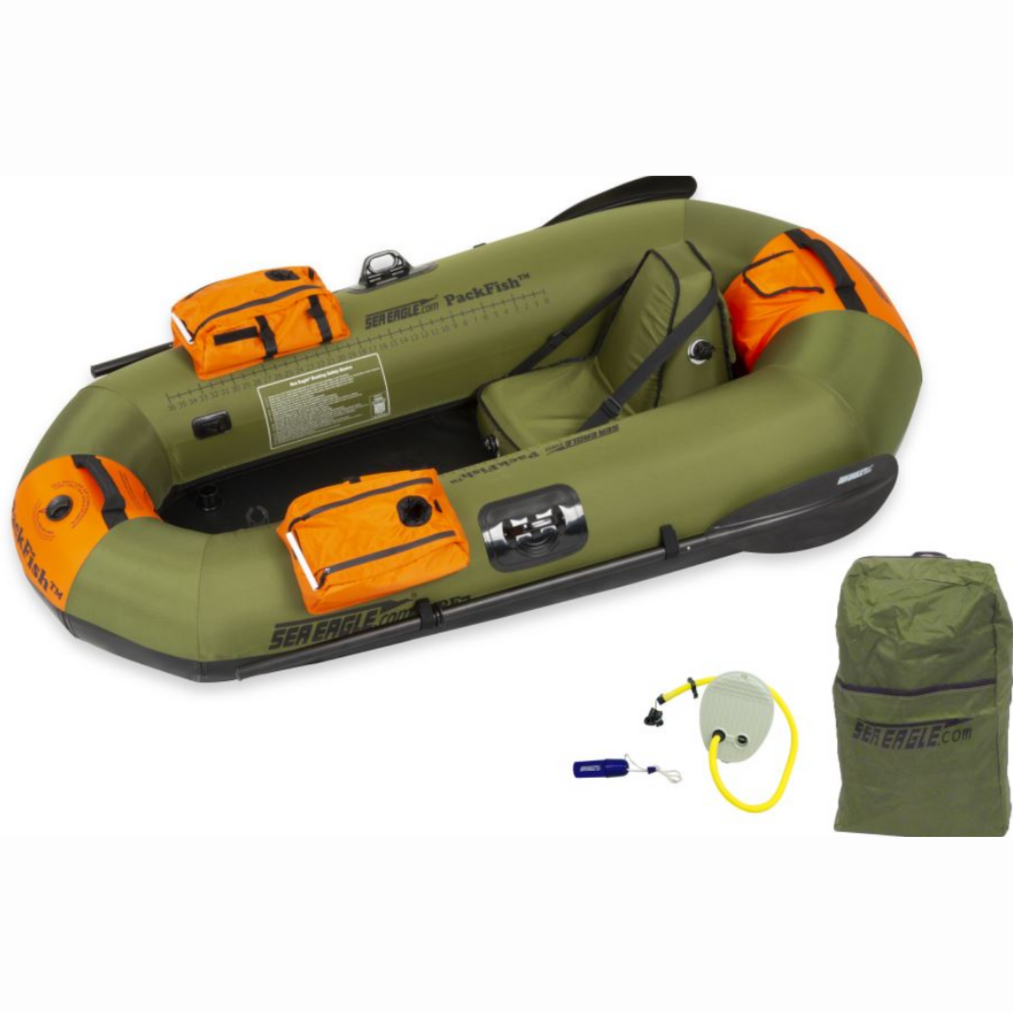 Sea Eagle PackFish7 Deluxe Fishing Package