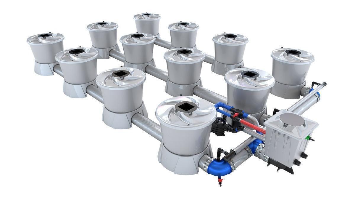 Alien Hydroponics - V-SYSTEM 12 Pot 3 Row Kit