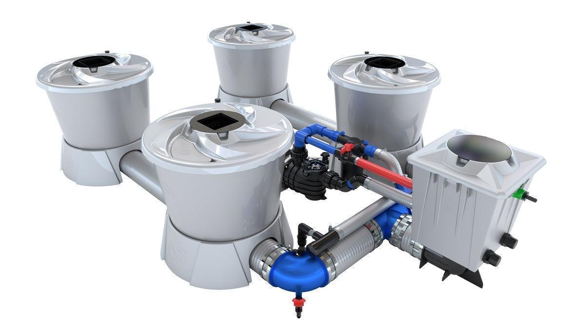 Alien Hydroponics - V-SYSTEM 4 Pot 2 Row Kit