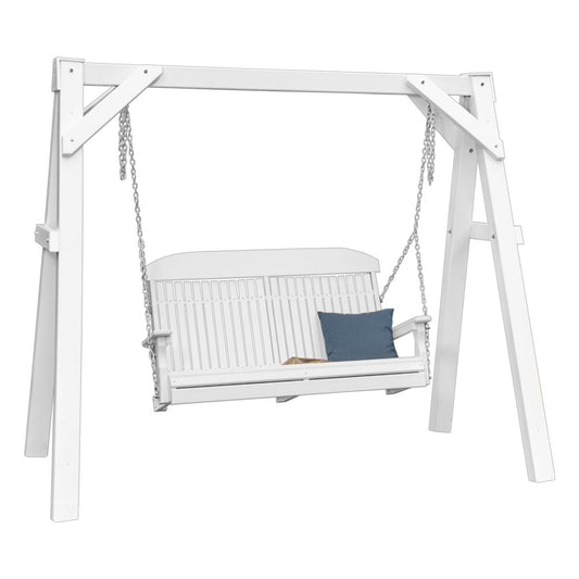 LuxCraft A-Frame Vinyl Swing Stand