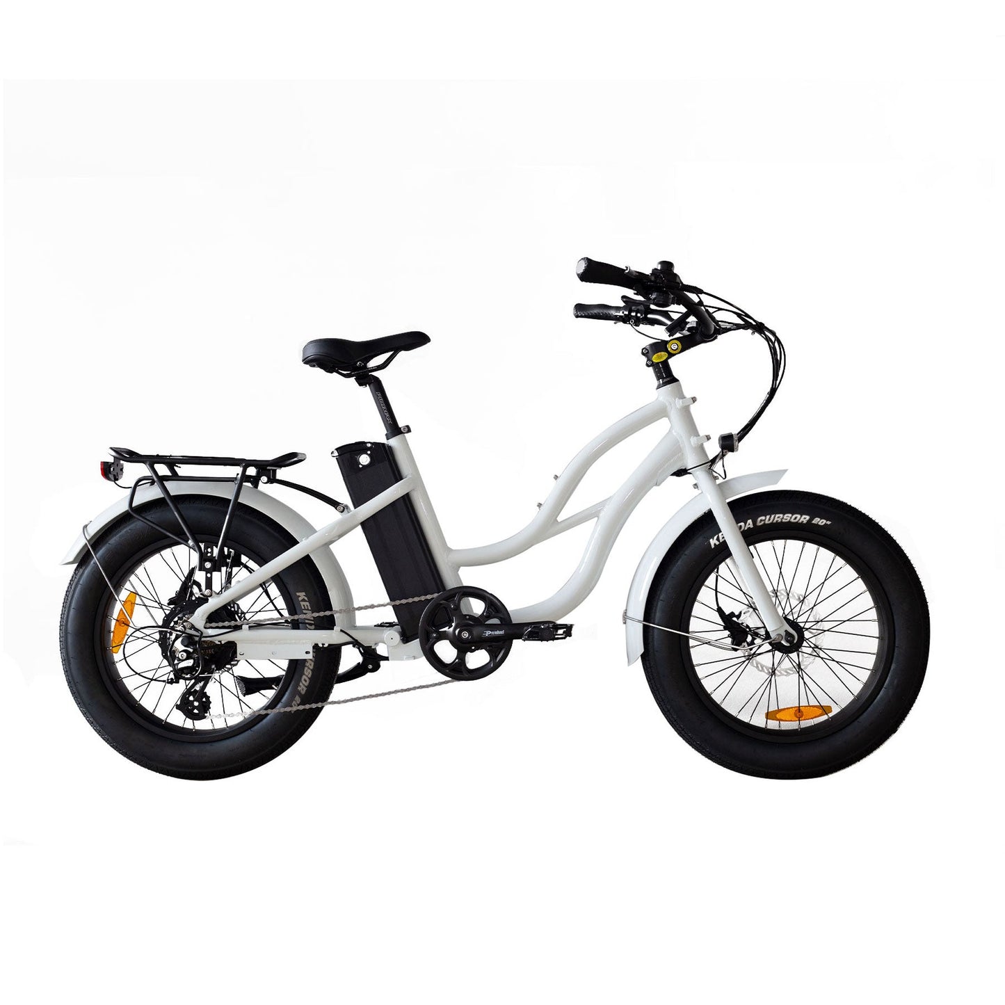 Coastal Cruiser Step Thru Mini 20x4 - 52v Beach Cruiser Electric Bike