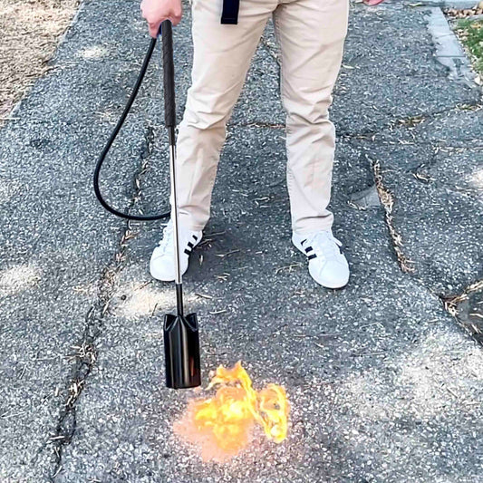 Flame King Heavy Duty Propane Torch Weed Burner 500,000 BTU with Flint Striker