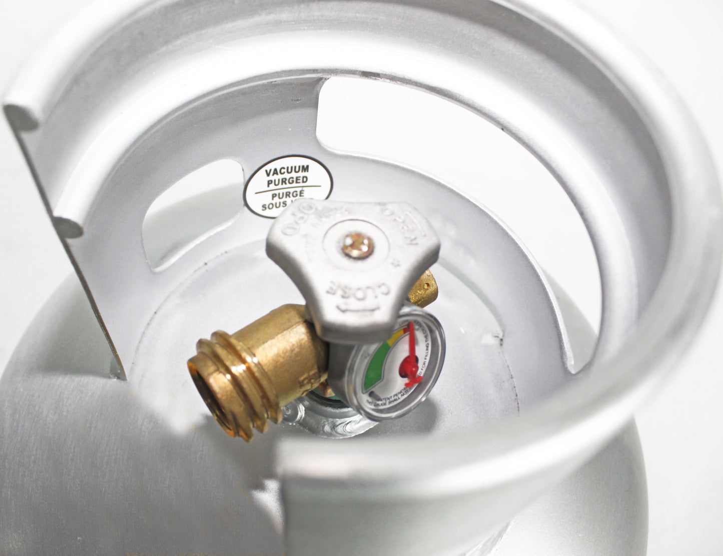 Flame King Lightweight 5lb Aluminum Propane Tank LP Cylinder with OPD & Gauge