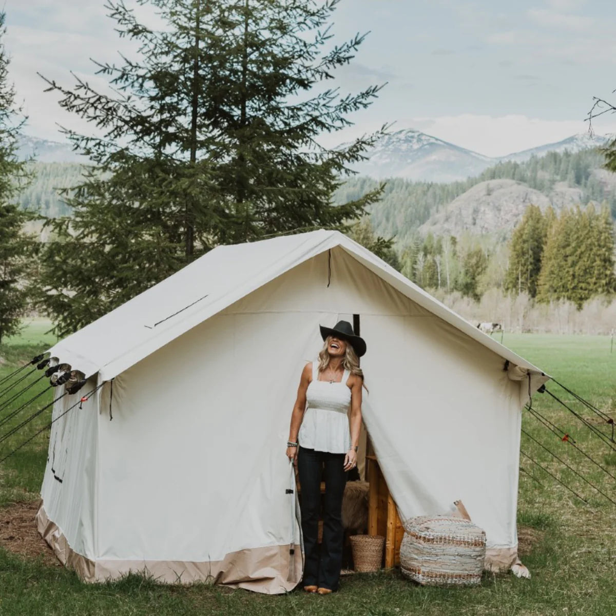 White Duck 12'x14' Alpha Wall Tent