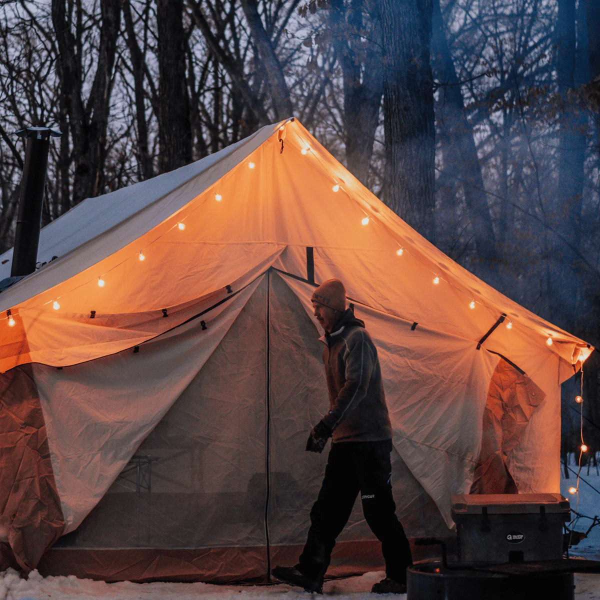 White Duck 12'x14' Alpha Wall Tent