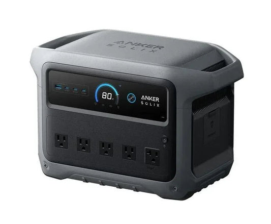 Anker SOLIX C1000 Gen2 Portable Solar Generator with Anker 100W Portable Solar Panel