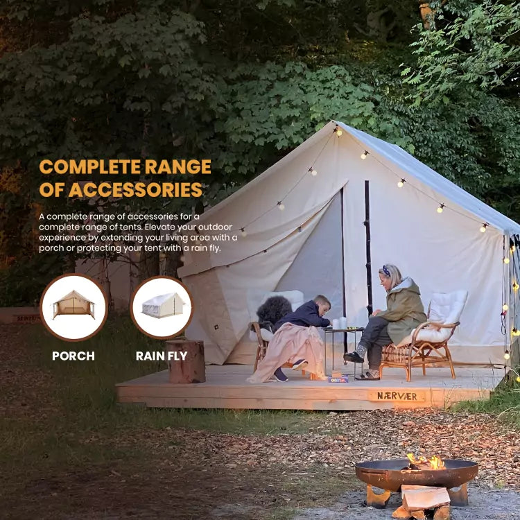 White Duck 14'x16' Alpha Wall Tent