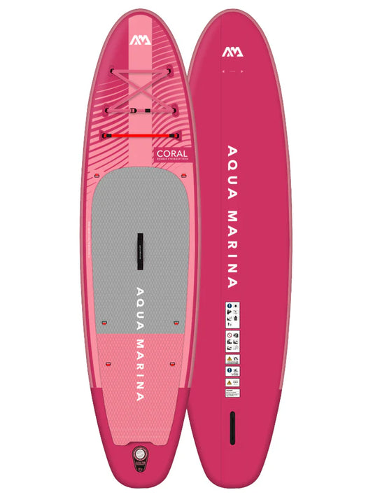 Aqua Marina Coral Raspberry 10'2" SUP | Advanced All-Around Series