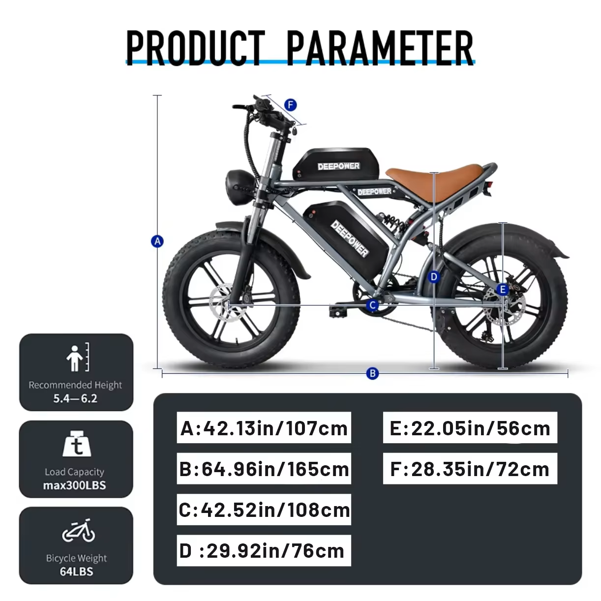 eBike Boys DEEPOWER S7Pro Off-Road Electric Bike