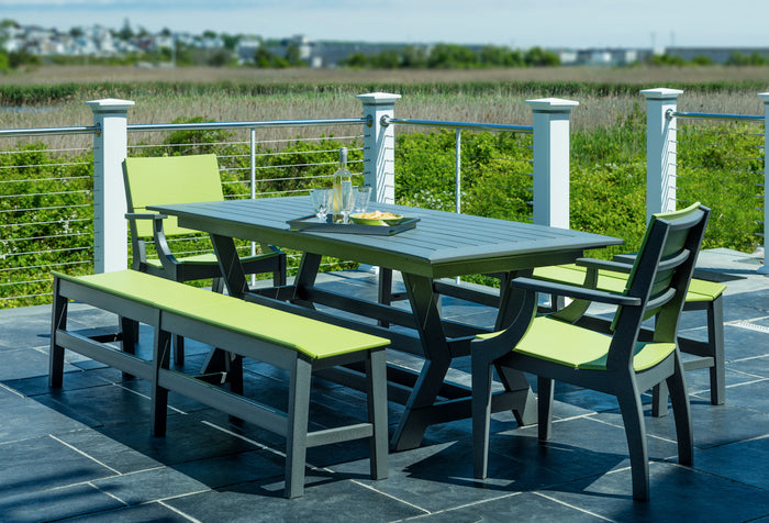 Seaside Casual SYM 6 ft. Dining Bench